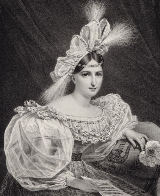 ロール・シンティ＝ダモロー夫人（1830年） (BnF, Gallica, public domain)